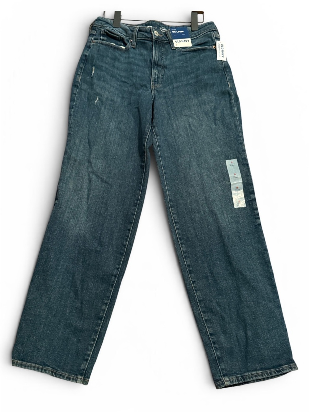 NWT Old Navy OG Loose Jeans – High-Waisted Straight Wide Leg Denim 8R